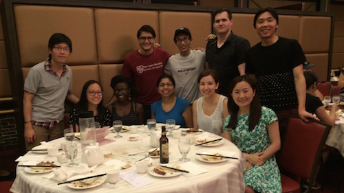 Dimsum with summer students 2016